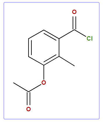 3-Acetoxy-2-methyl benzoyl chloride
