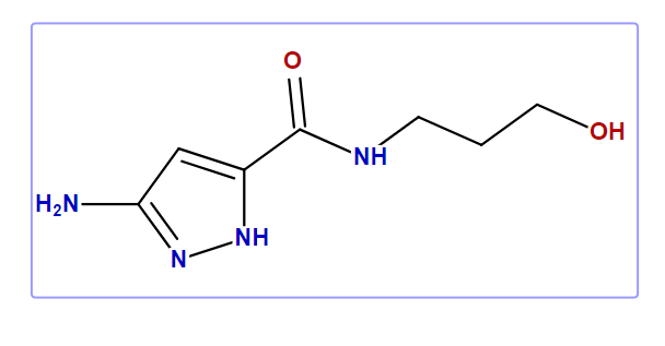 3-Amino-N-(3-hydroxypropyl)-1H-pyrazole-5-carboxamide
