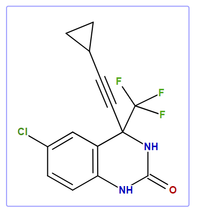 6-Chloro-4(cyclopropylethynyl)-4-(trifluoro-methyl)-3