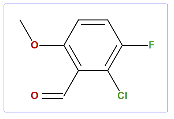 2-Chloro-3-fluoro-6-methoxybenzaldehyde