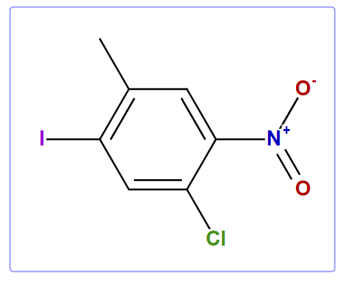 4-Chloro-6-iodo-3-nitrotoluene