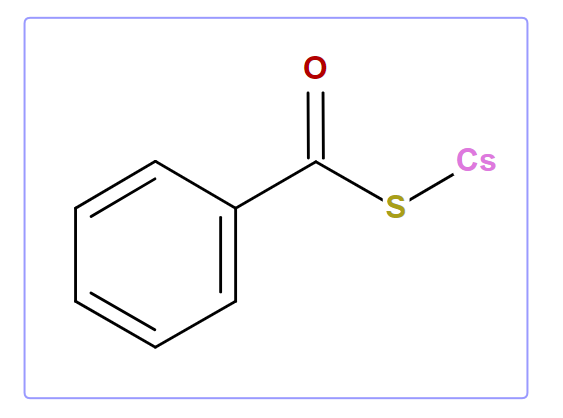 Cesium thiobenzoate