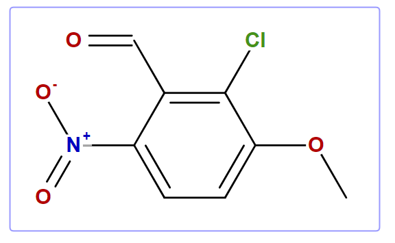 2-Chloro-3-methoxy-6-nitrobenzaldehyde