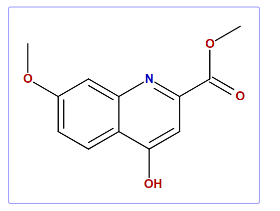 4-Hydroxy-7-methoxyquinoline-2-carboxylic acid methyl ester